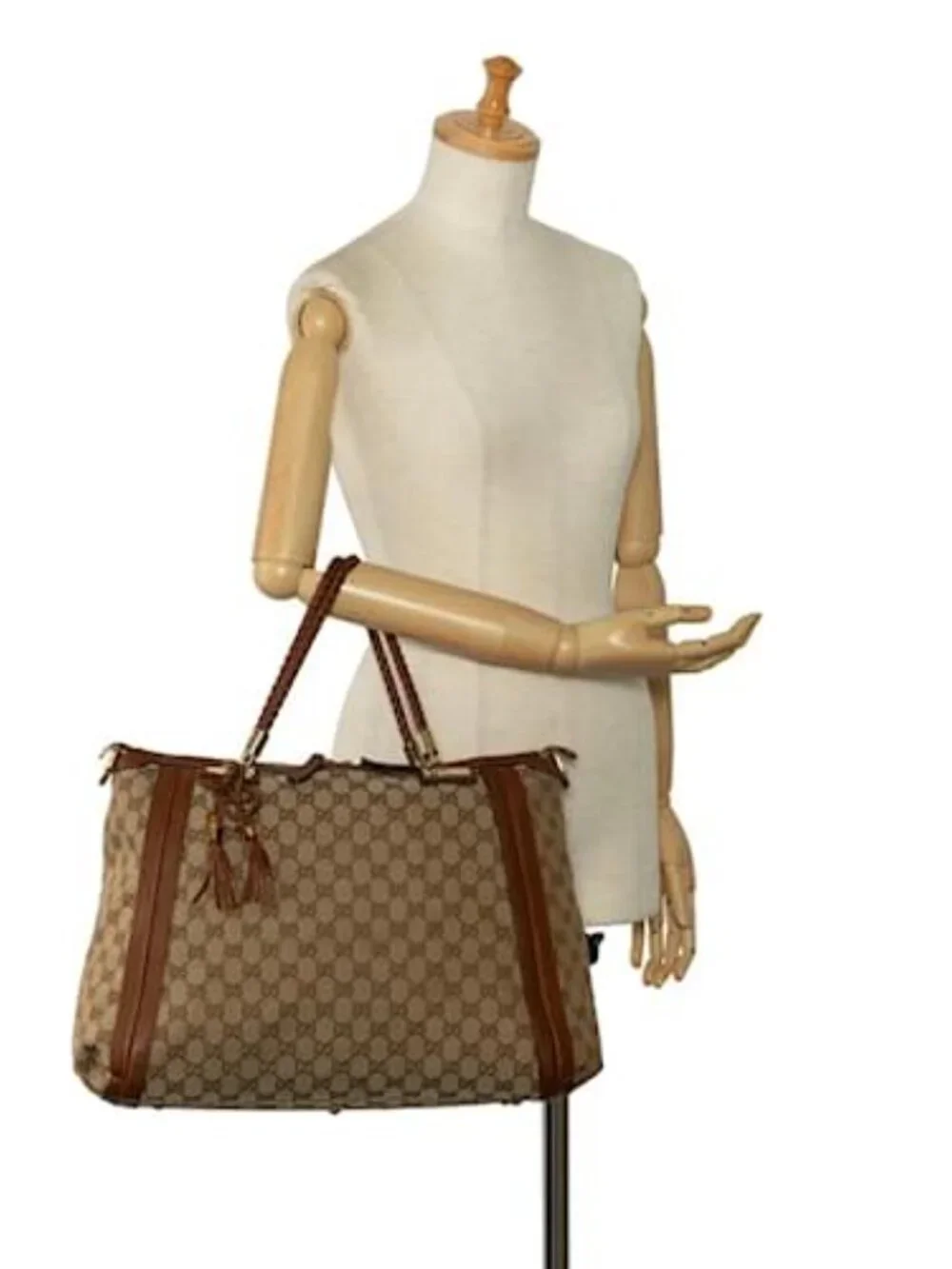 Gucci GG Canvas Bella Tote Bag 269946 Brown - COA included with purchase - Picture 7 of 12
